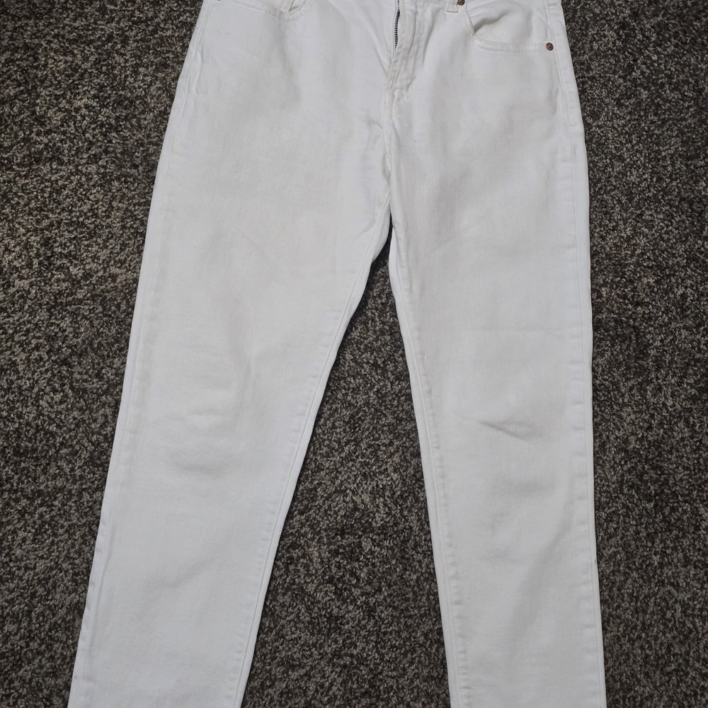GAP Women's White Ankle Jeans